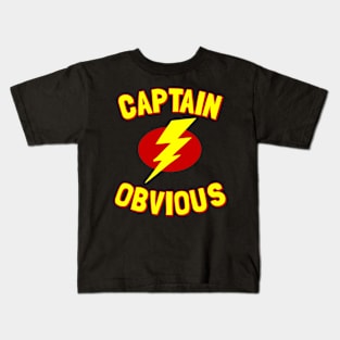 Captain Obvious Kids T-Shirt